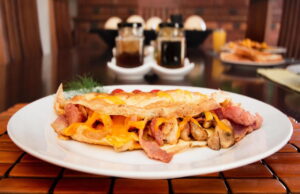 Ομελέτα με Μπεϊκον Omelette